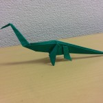 巨大恐竜セイスモサウルスの折り紙の折り方！そこそこ簡単に折れるかな（笑）