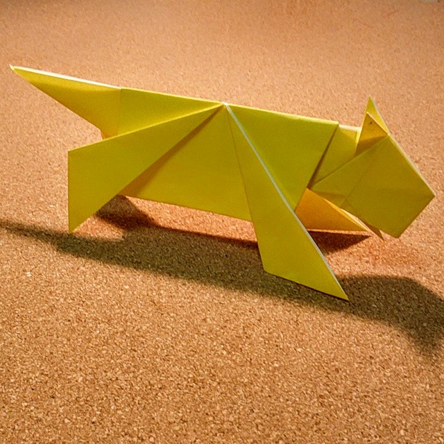 折り紙の虎（とら）の折り方！2枚で簡単に折れる折り方はコレ！