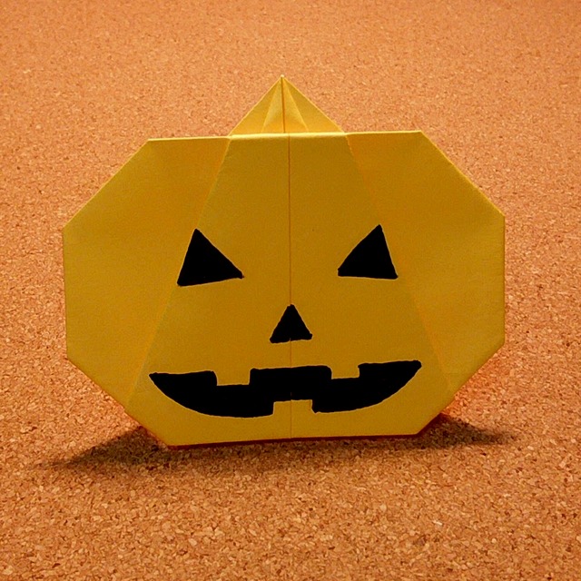 折り紙のハロウィンのかぼちゃの折り方！簡単なのはコレ！