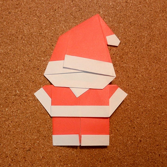 サンタクロースの折り紙の折り方！簡単でかわいい作り方はコレ！