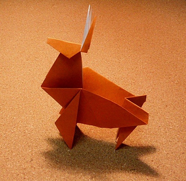 トナカイの折り紙の折り方！簡単な立体の作り方をわかりやすく！