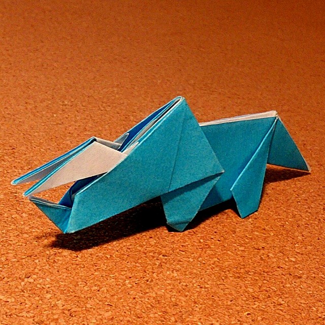 トリケラトプスの折り紙の折り方！カッコいい折り方をご紹介！