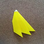バナナの折り紙の折り方！簡単と立体でむける折り方をご紹介♪
