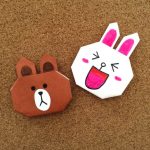 LINEキャラクターのコニーの折り紙の折り方