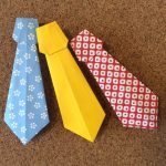 折り紙のネクタイの簡単な折り方！父の日のプレゼントと一緒に！