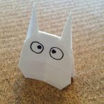 折り紙の小トトロの折り方！大中小のトトロを折り紙で♪