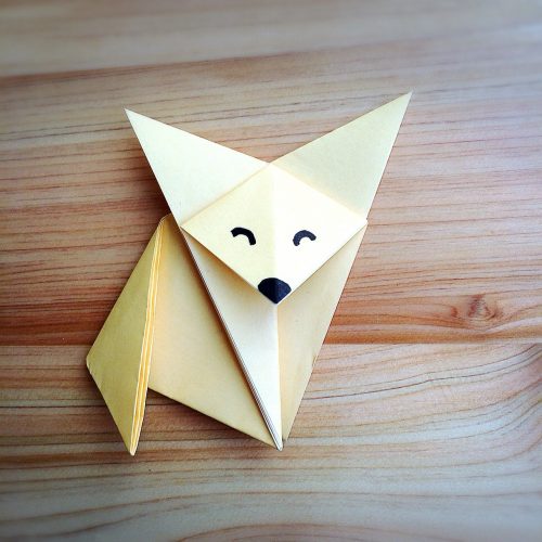 キツネの折り紙の折り方！超簡単な平面の作り方をご紹介♪