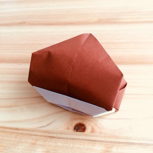 折り紙の栗の簡単な折り方！秋の味覚を折り紙で♪