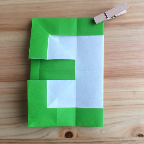 折り紙のEの折り方！アルファベットを動画と画像でわかりやすく！