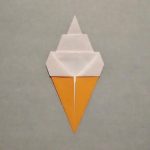 折り紙のソフトクリームの簡単な折り方！動画と画像解説付き！