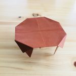 折り紙の机（テーブル）の作り方！簡単に家具を作れるよ！